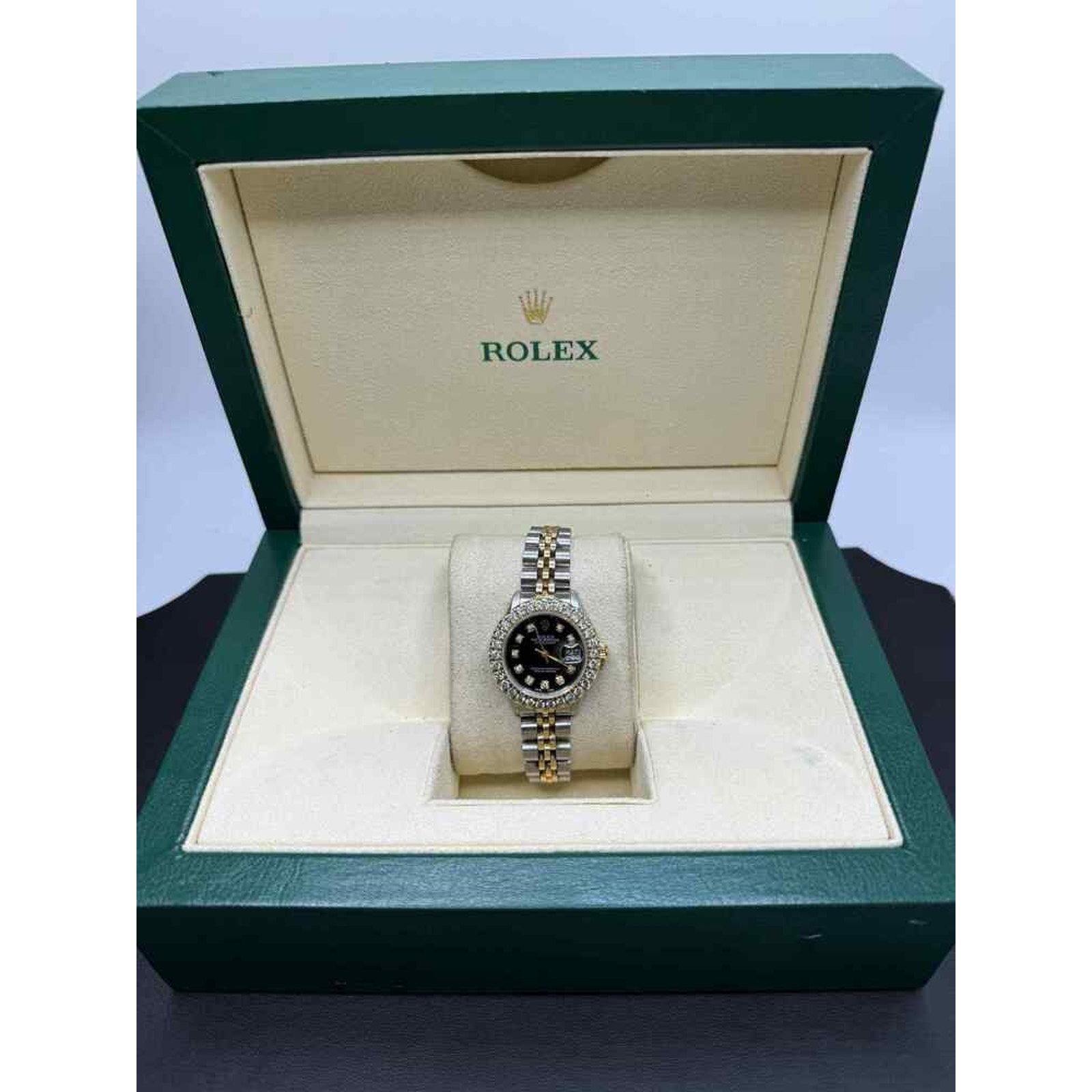 Rolex 6917 1979 26mm Ladies Datejust Diamond Bezel SpbTs 350516